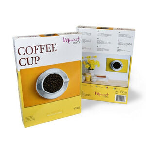 Bead Embroidery Kit Miniart Crafts 99002-1 Coffee Cup DIY Handmade Home Decor
